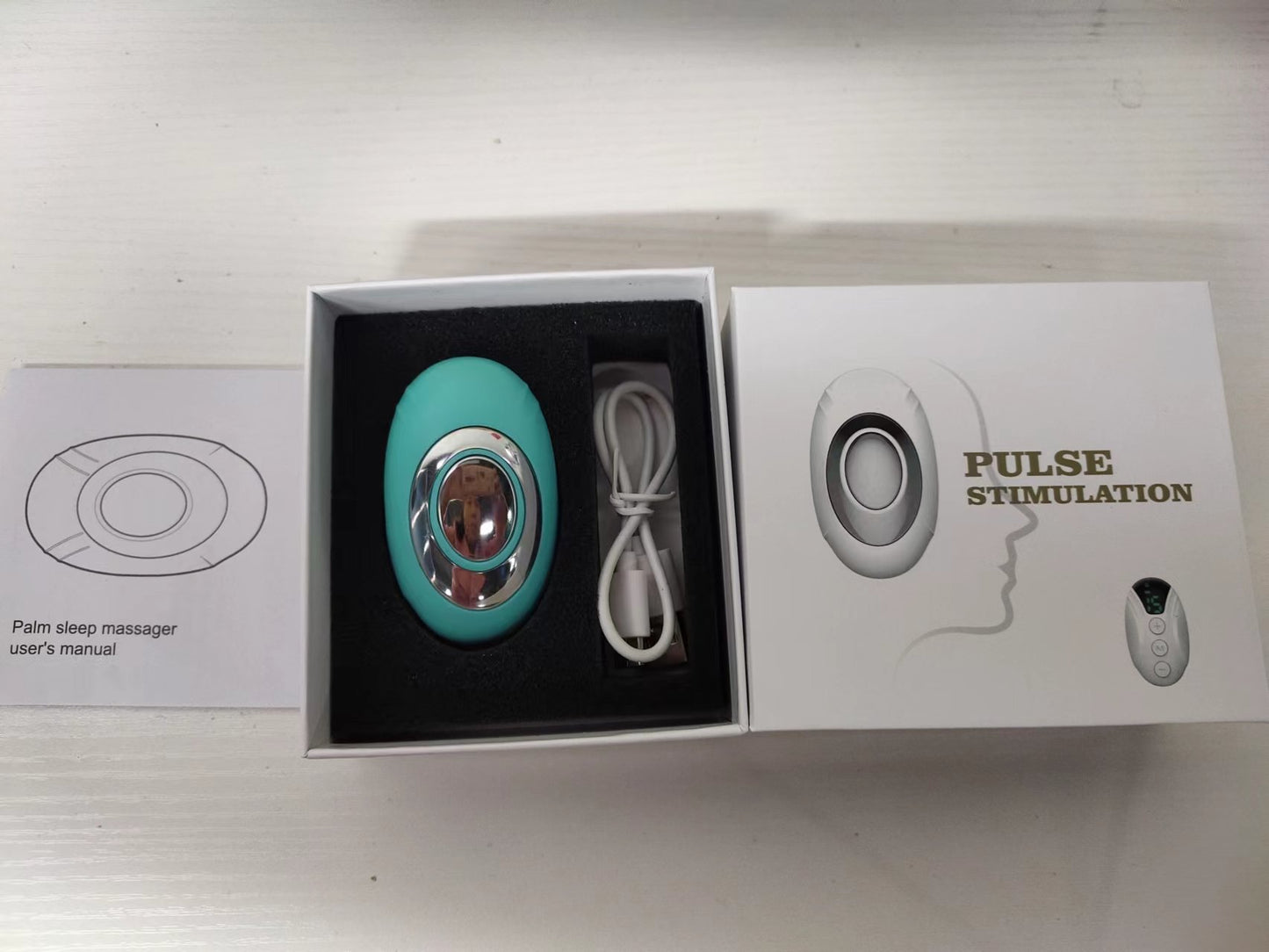 DreamEase™ – Palm Sleep Therapy Device for Deep Rest